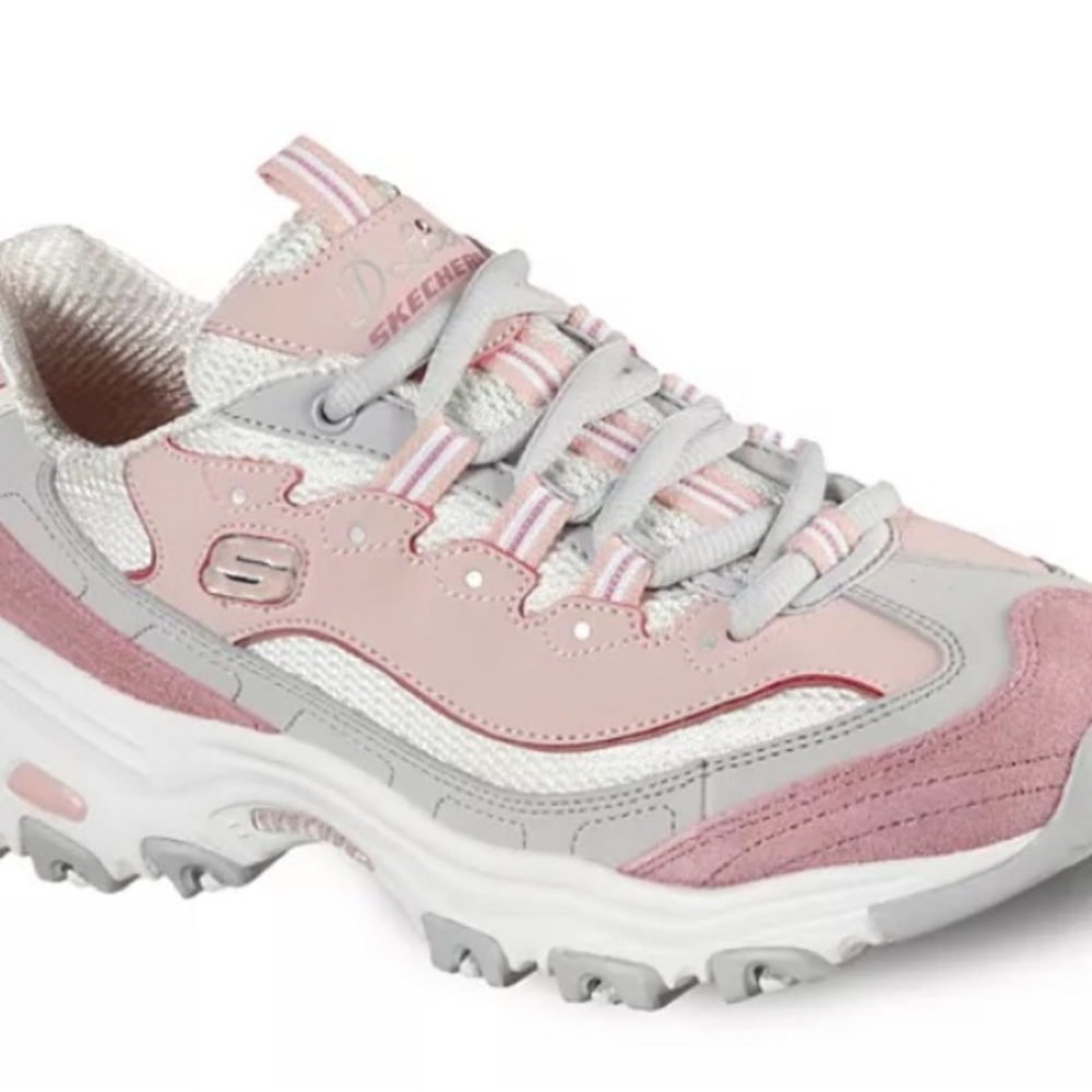 Size 11 Skechers D’lite New Journey Womens Exercise Shoes Worn 1X for short walk
